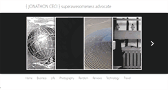 Desktop Screenshot of jonathonceci.com