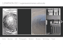 Tablet Screenshot of jonathonceci.com